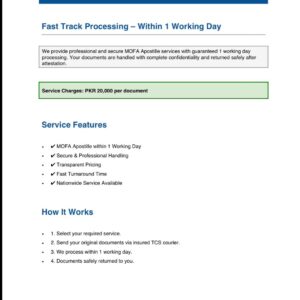 MOFA Apostille Service
